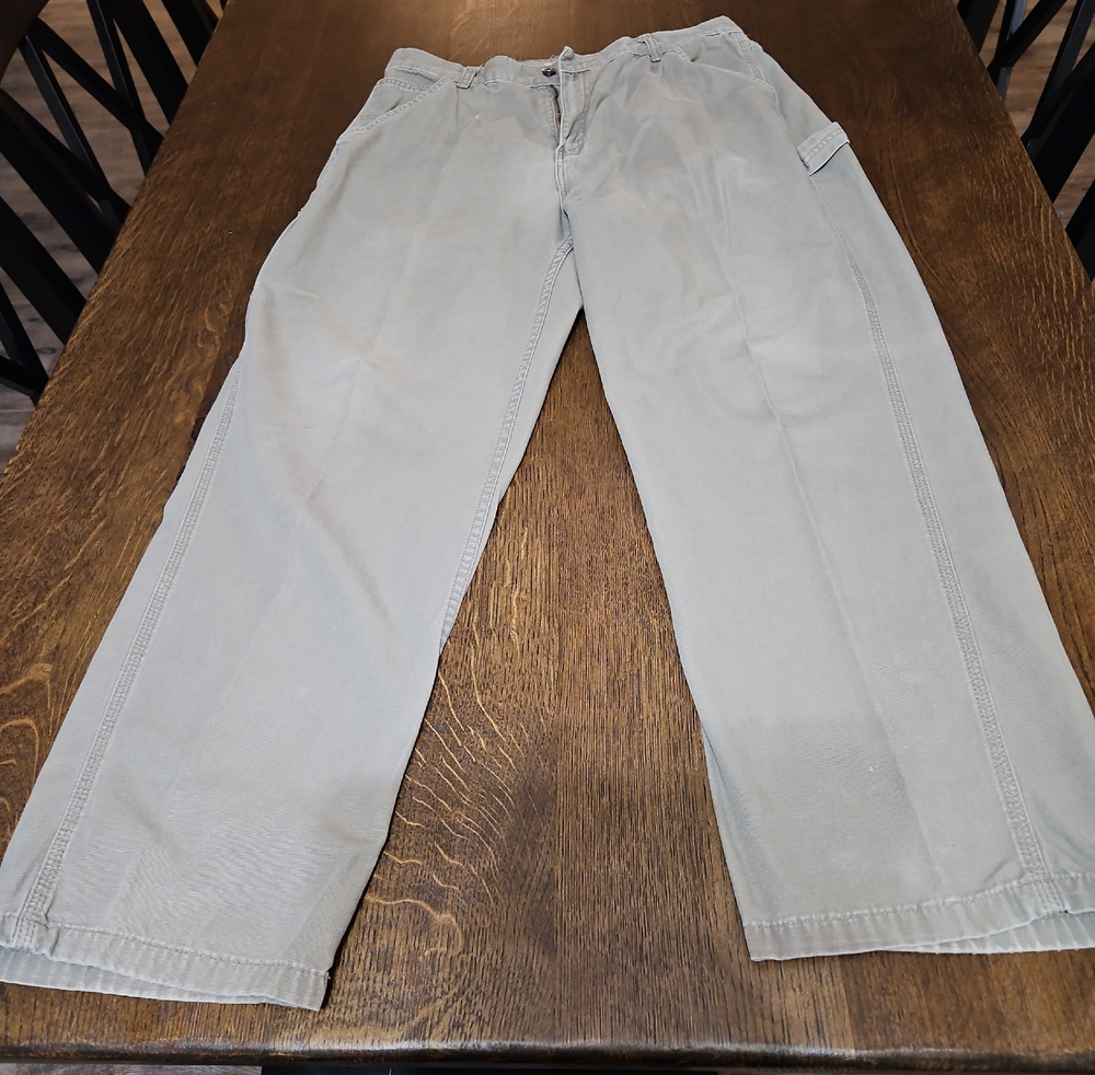 Men's Cargo Pants in Light Tan — Casual Utility Style